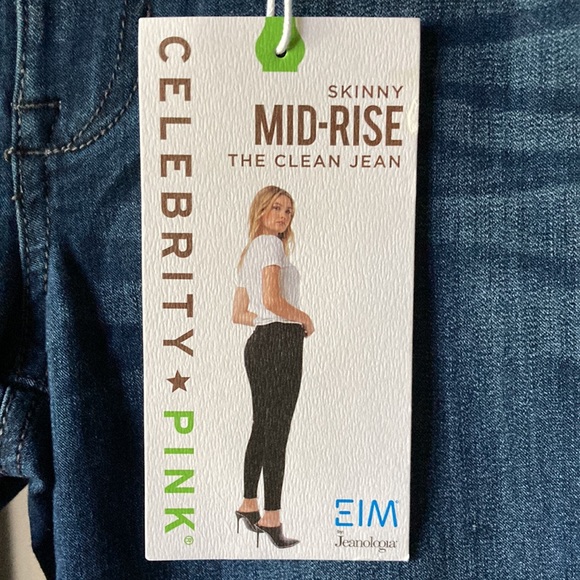 CELEBRITY PINK 🌛 NWT 🌛 MId Rise Ankle Skinny 🌛 Size 7 - Picture 3 of 9